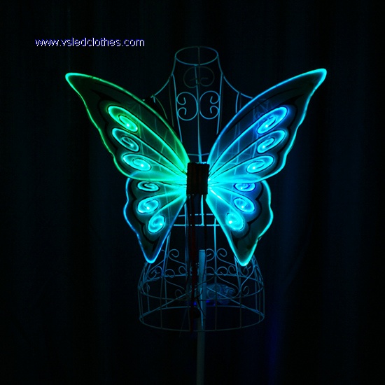 LED Light up Fiber Optic Butterfly Wings