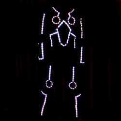 LED发光连体电子舞服饰