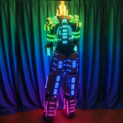 LED发光机器人