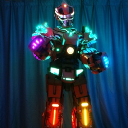LED发光可穿戴变形金刚机器人表演服饰
