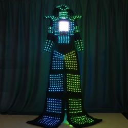 LED发光高跷怪兽服装