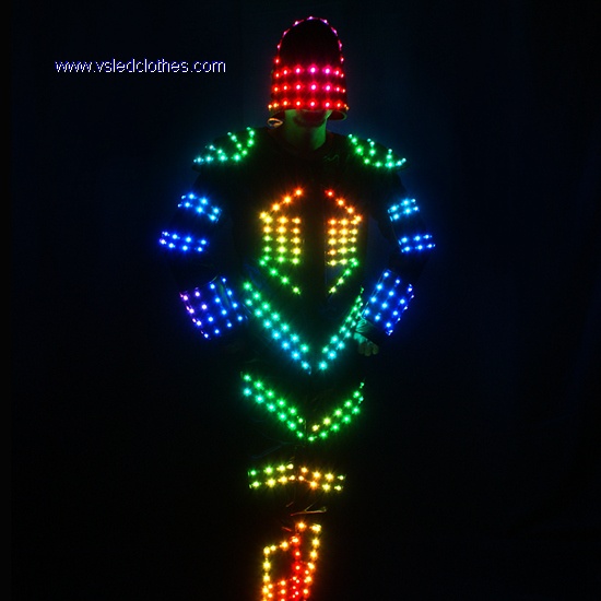 2.4G Wireless DMX512 Controlled LED Costumes