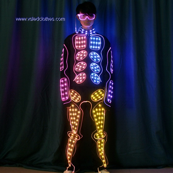 DMX512 controlled LED Jumpsuits