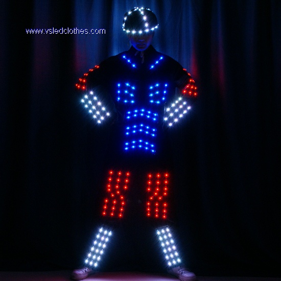LED发光舞蹈连体服饰