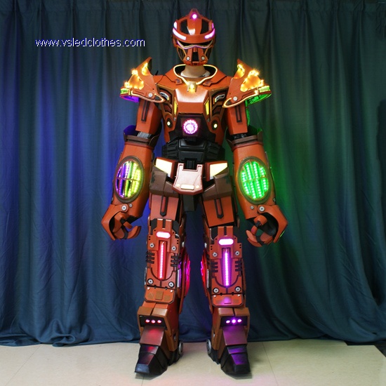 Wearable Stilts LED Transformers Robot Costumes
