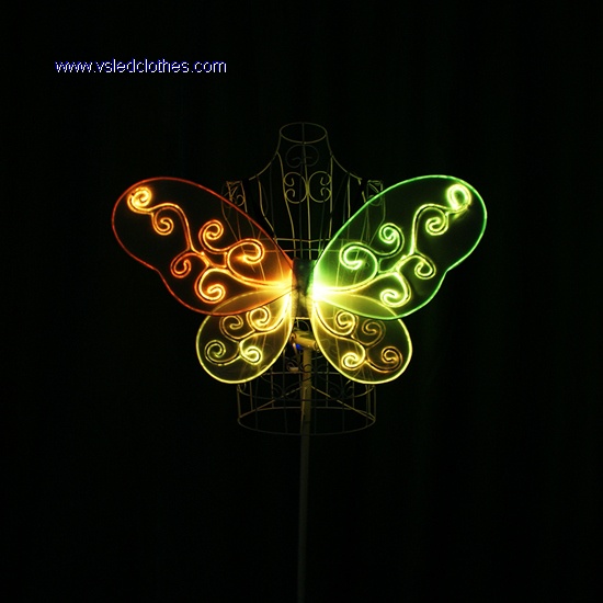 全彩LED发光光纤蝴蝶翅膀