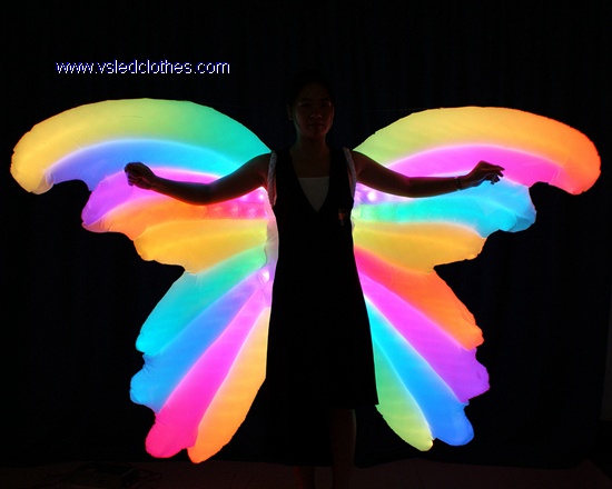 LED发光充气翅膀