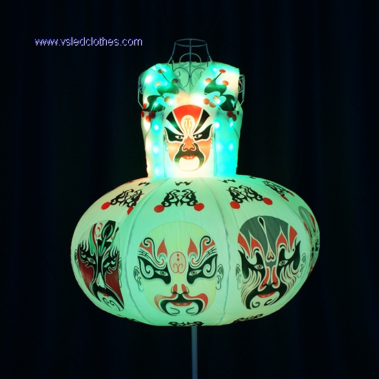 Full color Inflatable LED lantern Dress