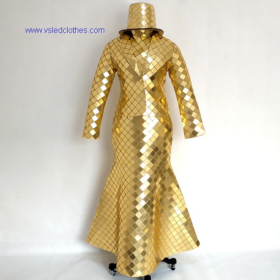 Golden mirror Dress