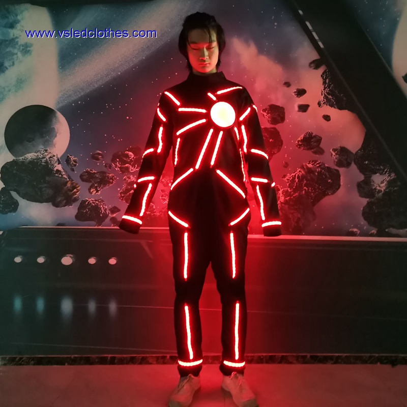 Full color LED Tron Guy Costumes