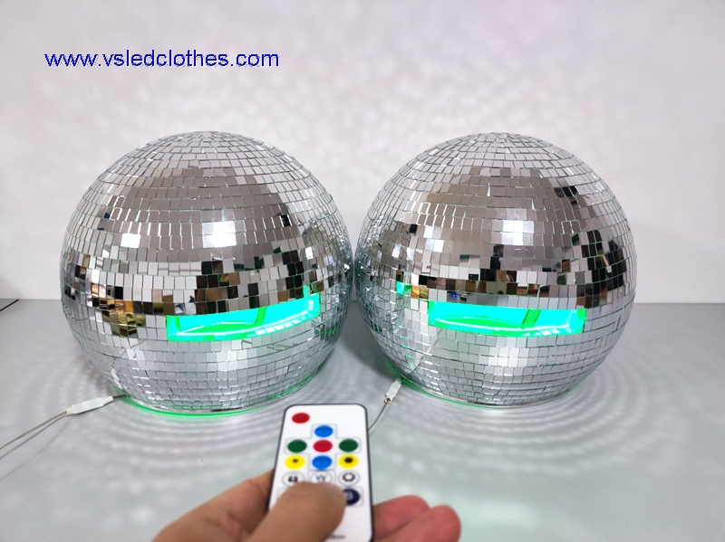 Disco mirror ball helmet
