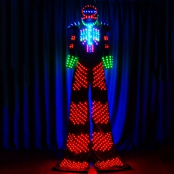 全彩高跷LED机器人服