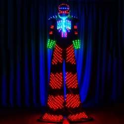 Pixel Stiltswalker LED Robot Costumes