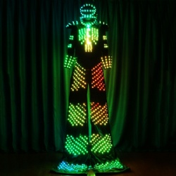 Pixel Stiltswalker LED Robot Costumes