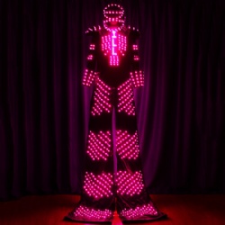 Pixel Stiltswalker LED Robot Costumes