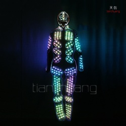 LED Light Costumes With LED Mask