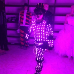 DMX512 Controlled LED Light Jumpsuits