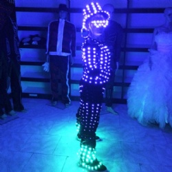 DMX512 Controlled LED Light Jumpsuits