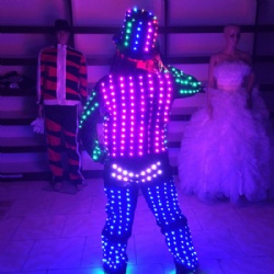 DMX512 Controlled LED Light Jumpsuits