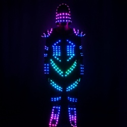 2.4G Wireless DMX512 Controlled LED Costumes