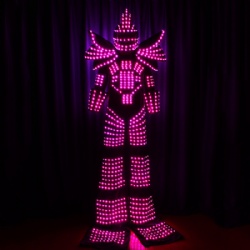 Full Color Stilt Walkers' LED Robot Costumes