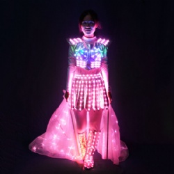 全彩LED发光仙女服装