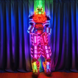 LED X-men Robot Suit