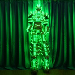 LED X-men Robot Suit