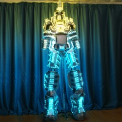 3D Stilts LED Walking Robot Costumes