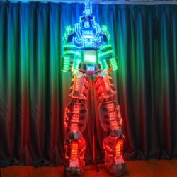 3D Stilts LED Walking Robot Costumes