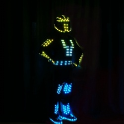 LED 发光战士表演服