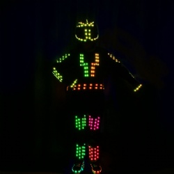 Tron dance LED Robot Outfit