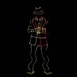 Michael Jackson Dance Luminous Suits