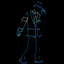 Michael Jackson Dance Luminous Suits