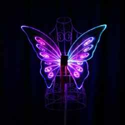 LED Light up Fiber Optic Butterfly Wings