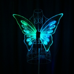 LED Light up Fiber Optic Butterfly Wings