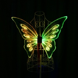 LED Light up Fiber Optic Butterfly Wings