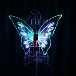 LED Light up Fiber Optic Butterfly Wings