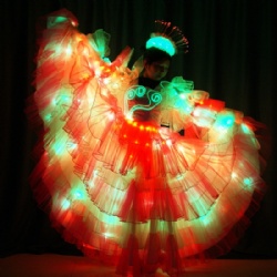 Full Color LED Light Up LED Carnival Dress