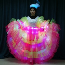 西班牙风情LED发光舞蹈裙