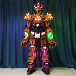 Wearable Stilts LED Transformers Robot Costumes