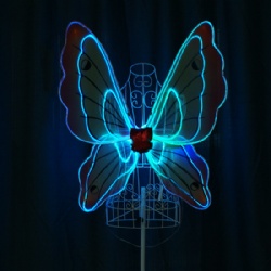 LED Light up Fiber Optic Wings (Kids model)