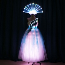 LED发光长裙