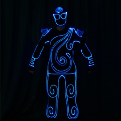 DMX512编程LED发光全彩光纤舞蹈服饰