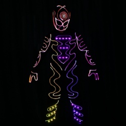 DMX512 controlled Glowing Team dance costumes