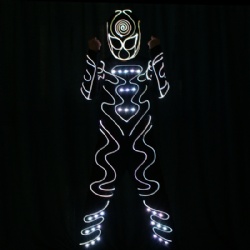 DMX512LED发光电子舞服饰