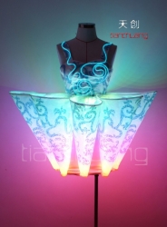 LED青花瓷发光裙