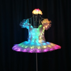 全彩LED发光芭蕾舞裙
