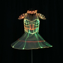 LED发光光钎芭蕾舞裙