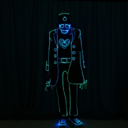 Tron dance Fiber Optic Coat